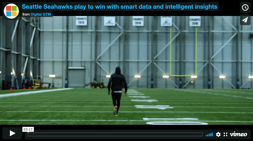 Seattle Seahawks play to win with smart data and intelligent insights