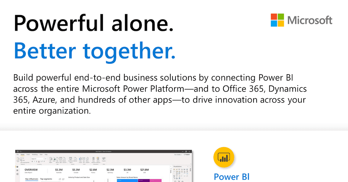 Powerful alone, better together