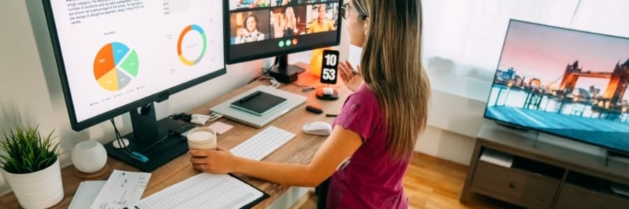 Simple exercises to keep you fit while working from home